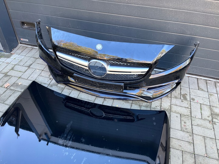 фото №9, Mercedes a w176 45 amg рестайлинг бампер капот перед