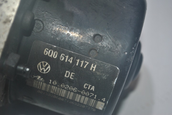 фото №7, Насос тормозная abs vw polo 9n iv 6q0614117h 6q0907379l