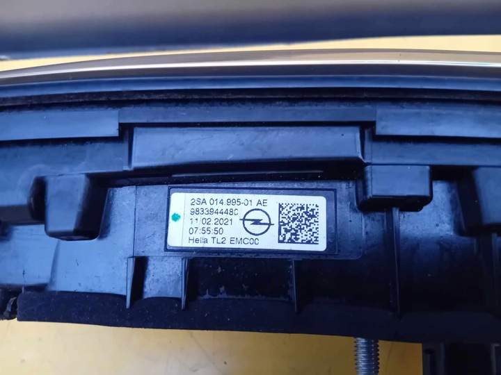 фото №8, Opel mokka ii лампа зад w крышка багажника левая правая идеал 9833944480 9833944580