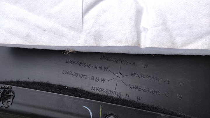 фото №12, Ford kuga mk3 боковина обивка багажника правые зад задняя