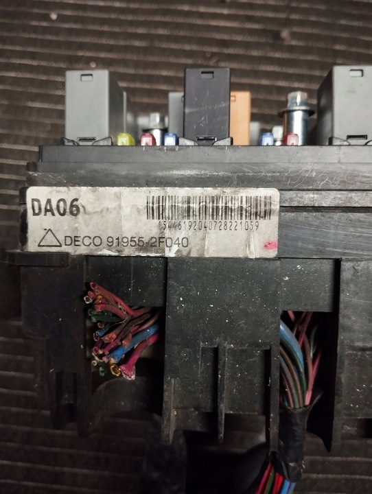 фото №8, Коробка запобіжників модуль bsi kia cerato i ld 91955-2f040