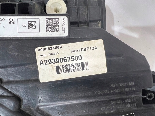 фото №11, Mercedes eqc полный led левая правая a293 лампа