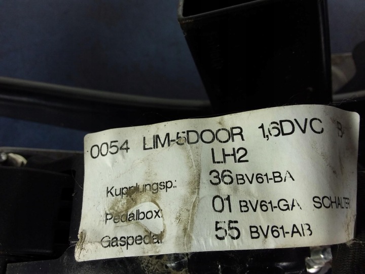 фото №4, Ford focus mk3 1.6 tdci педали тормоза газа