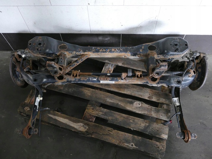 фото №1, Ford c-max i 1.6 tdci балка зад підрамник ступиця диск амортизатор важіль kpl