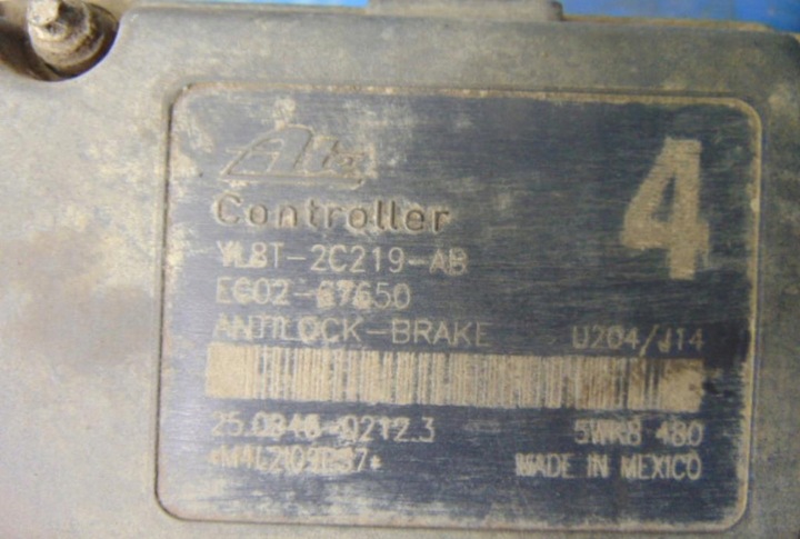 фото №7, Mazda tribute 2.0 b насос abs yl8t2c219ab