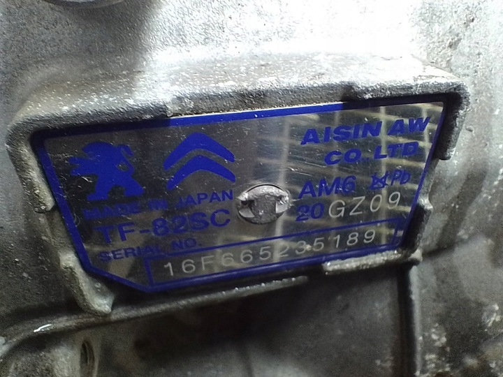 фото №7, Коробка передач коробки передач автомат peugeot 308 20gz09 tf-82sc 2.0 bluehdi