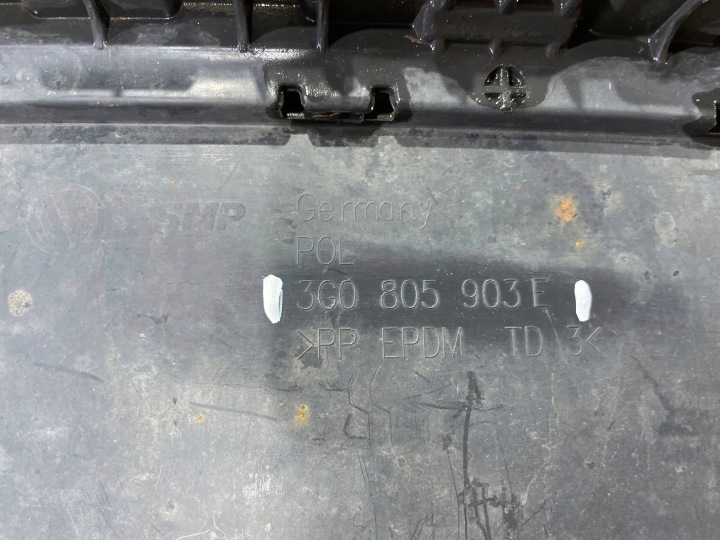 фото №15, Vw passat b8 3g 14-19 спойлер молдинг накладка бампера перед передняя