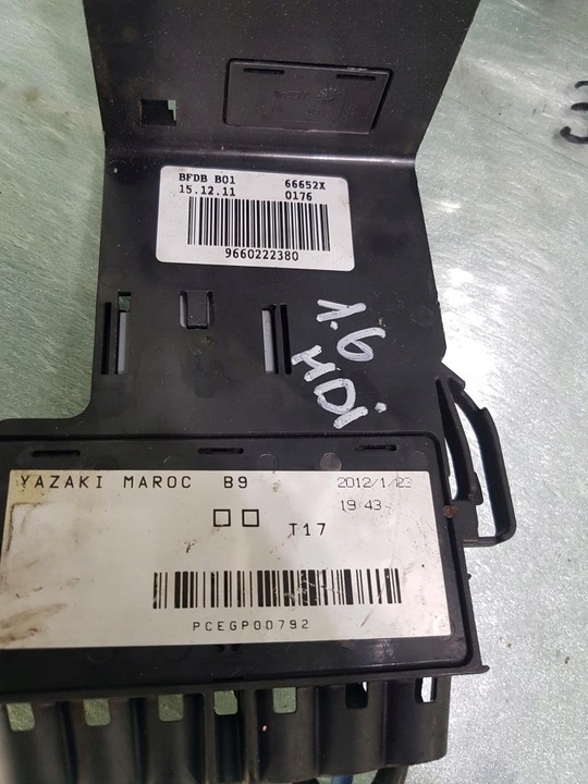 фото №2, Модуль запобіжники citroen berlingo 9660222380