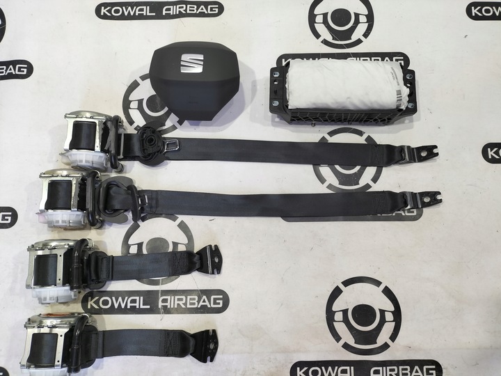 фото №5, Seat ibiza 6f рестайлінг панель консоль подушка безпеки ремені