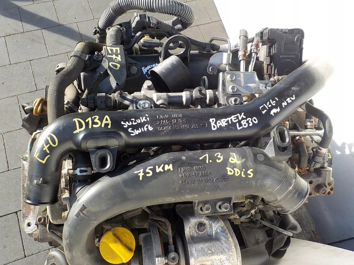 фото №15, Suzuki swift 14r 1.3 ddis 75km евро 5 двигатель d13a комплектный film