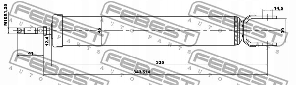 фото №3, Febest 12650914r амортизатор