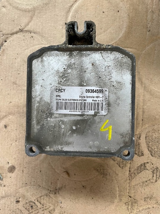 фото №1, Компьютер блок управления двигателя astra vectra 09364599