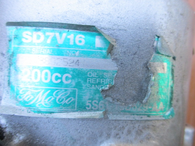 фото №8, Ford 1.6 tdci fiesta компрессор кондиционера 5s61-19d629-aa
