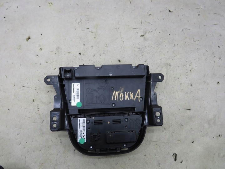 фото №6, Панель керування радіо кондиціонер opel mokka 95052531