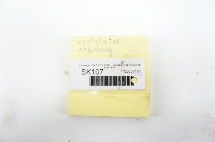 фото №5, Sk107 vw golf vii 1.6d вентилятор радиатор 5q0959455al 5q0121205al