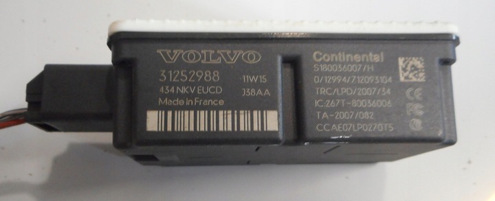 фото №5, Volvo v70 iii 2.4 d5 набор стартовый компьютер bsi ключ замок зажигания спидометр