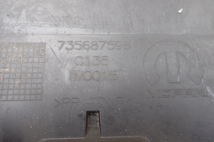 фото №9, Планка накладка спойлер спойлер бампер перед fiat 500 x 500x рестайлинг 18- оригинал