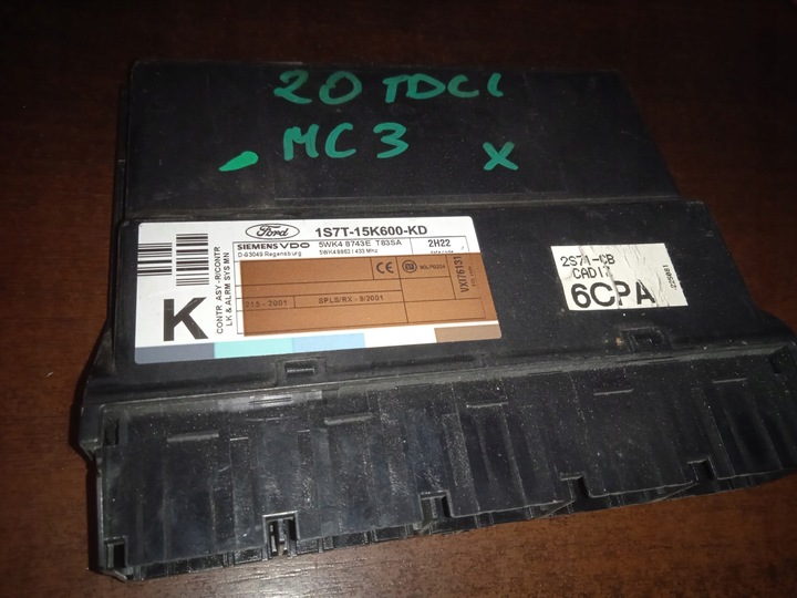 фото №1, Ford mondeo mk3 модуль комфорта 1s7t-15k600-kd