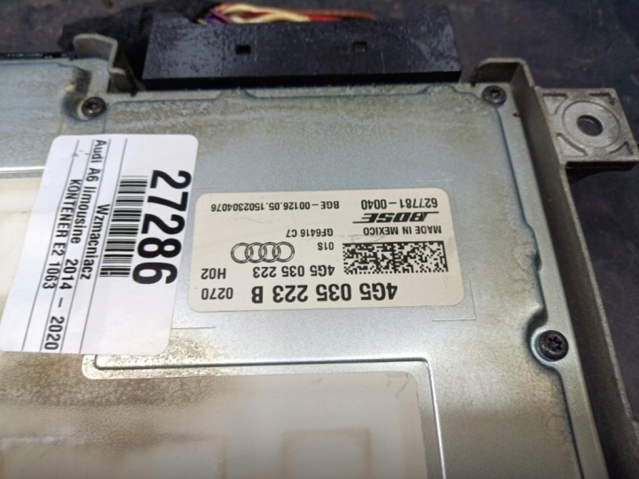 фото №6, Audi a6 c7 усилитель bose 4g5035223b