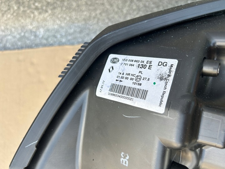 фото №6, Лампа права передня renault scenic ii 7701064130e