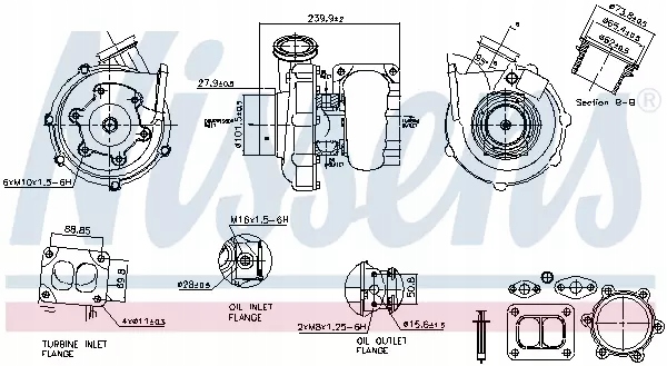фото №12, Nissens 93390 пристрій doładowujące, наддув 93390 nis 93390