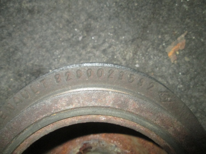 фото №3, Колесо ременное вала renault clio ii 1.2 8200029592