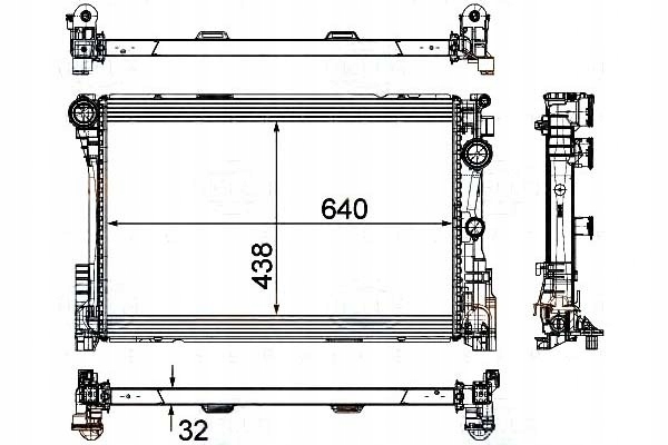 фото №1, Behr hella радіаторів db c180 10-, c200 07-, c220 1
