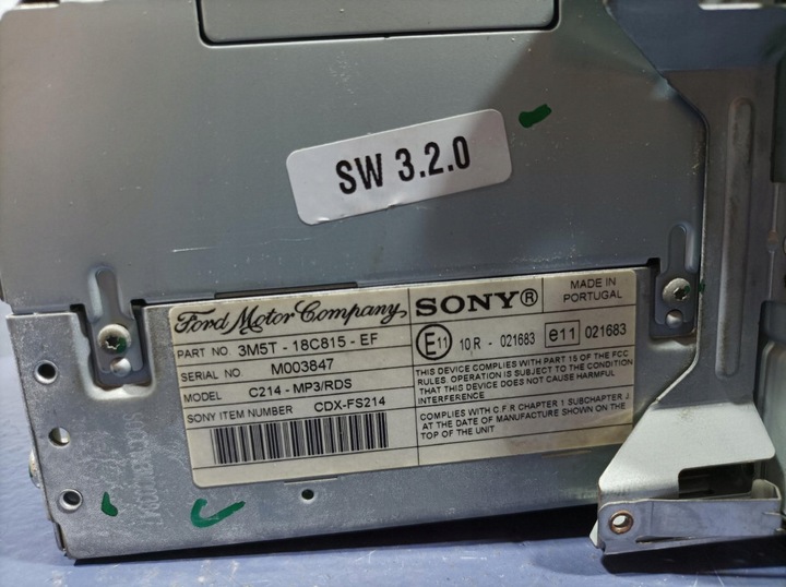 фото №6, Ford c-max mk1 радіо радіопрогравач sony 3m5t-18c815-ef