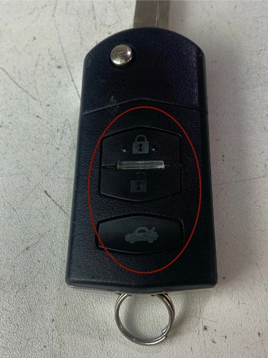 фото №5, Ключ pilot mazda 3 bk 5 6 cx-5 3 кнопки
