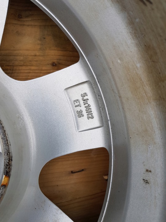 фото №15, Алюминиевые диски 1s5j-ba ford street ka fiesta mk5 5.0''x 14'' 4x108 et 36