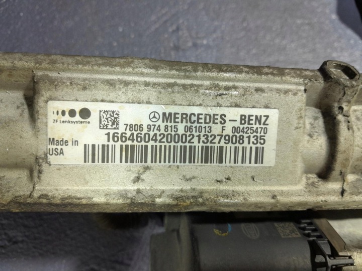фото №8, Mercedes gl ii x166 4.7 v8 рейка кермова рульова рейка a16646042000