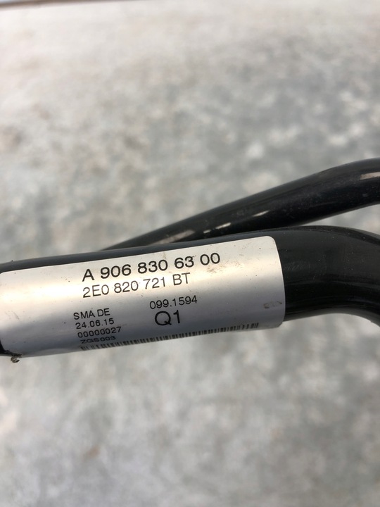 фото №6, Шланг кондиционера mercedes sprinter w906 a9068306300