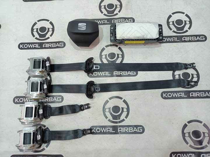фото №6, Seat leon 4 iv панель консоль нова подушка безпеки ремені оригінал демонтаж