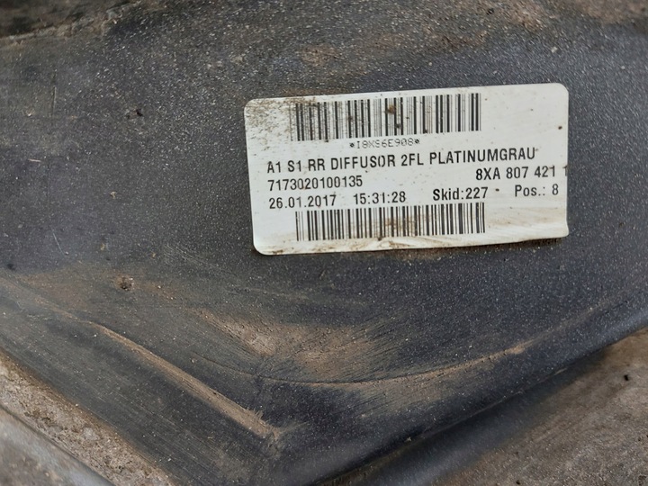 фото №13, Audi a1 8x s1 бампер зад задний рестайлинг 17r.