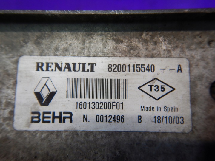 фото №6, Renault megane ii 1.5 dci інтеркулер 8200115540a