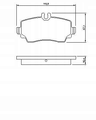фото №12, Гальмівні колодки ham. db p. w168 a-klasa