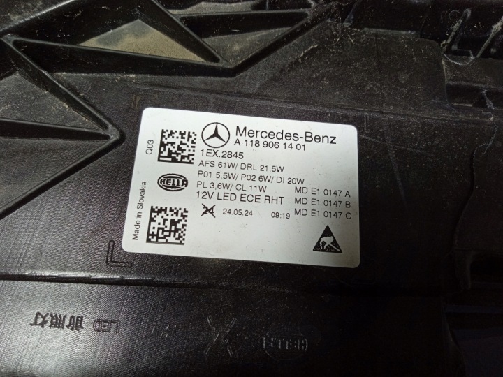 фото №6, Mercedes cla w118 рестайлинг фара передняя правое multibeam led a1189061401