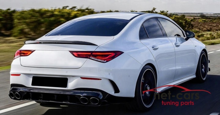 фото №11, Диффузор спойлер mercedes cla c118 x118 cla45 amg b