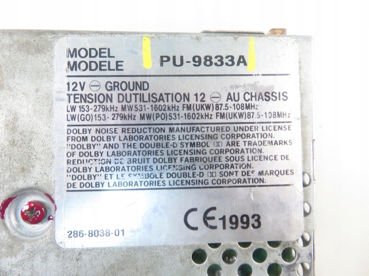 фото №7, Радио кассета clarion pu-9833a