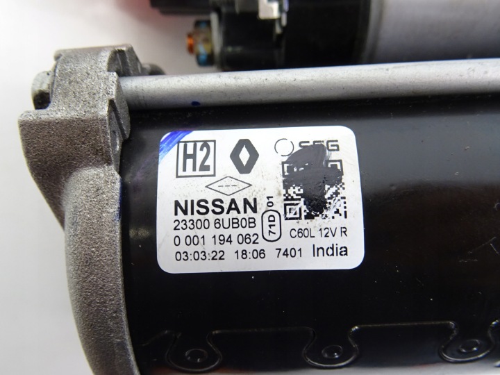 фото №6, Nissan qashqai iii j12 стартер клема 1.3 dig-t 233006ub0b 2022r