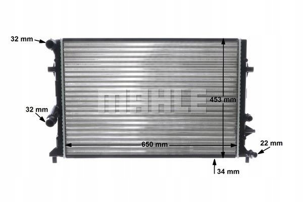 фото №10, Радиаторов golf vi 1.2tsi 09- mahle cr 1899 000s радиаторов, система