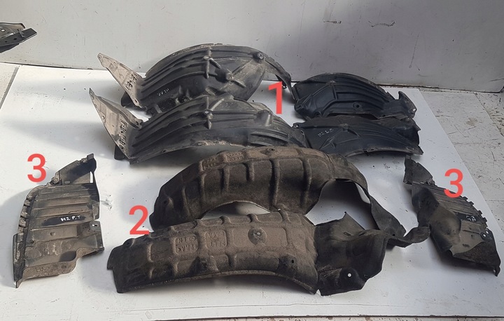 фото №1, Підкрилок перед зад ліві праві бризковик mazda 2 dj 14-