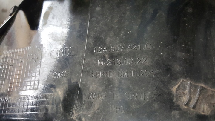 фото №11, Накладка спойлер бампера зад audi a1 82a807421c демонтаж