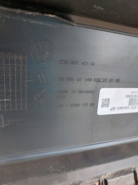 фото №13, Бампер vw golf vii рестайлінг r-line універсал 5g9807421m