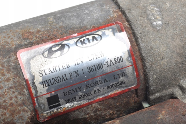 фото №7, Kia sportage iii carens iv hyundai i40 ix35 1.7 crdi стартер 36100-2a800