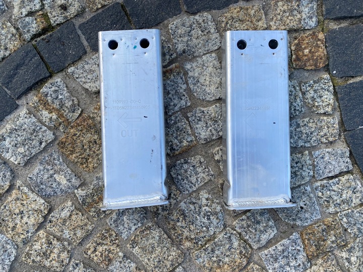 фото №11, Tesla модель 3 балка нижня 1084894-00-b зона 1109193-00-c перед оригінал