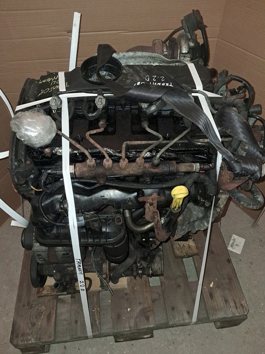 фото №1, Двигун 2.2tdci 4hu puma 110km комплект transit mk7 08 рік pewniak do монтажу