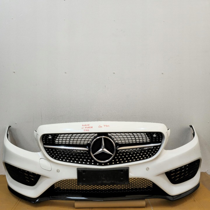 фото №1, Mercedes c-klasa w205 бампер перед переднее amg 6xpdc комплектный 149