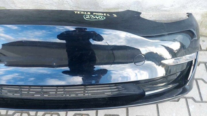 фото №7, Tesla модель 3 бампер перед передній kpl протитуманка установка 2340