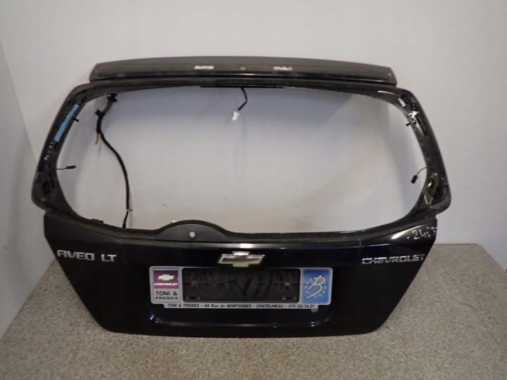 фото №3, Chevrolet aveo хетчбек t250 07- кришка багажника